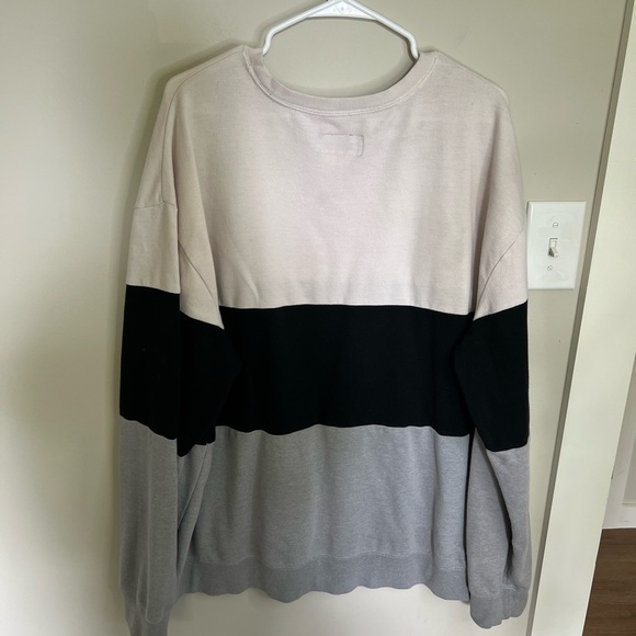 Original Use Men's Crewneck Sweater - Cream, Black, and Gray - Picture 3 of 4